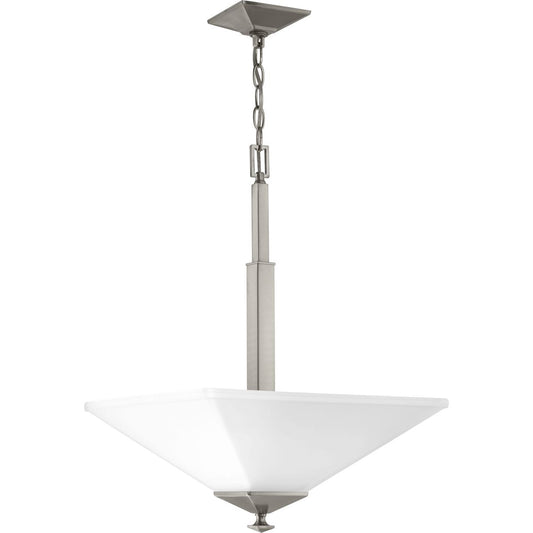Clifton Heights Two Light Pendant in Brushed Nickel