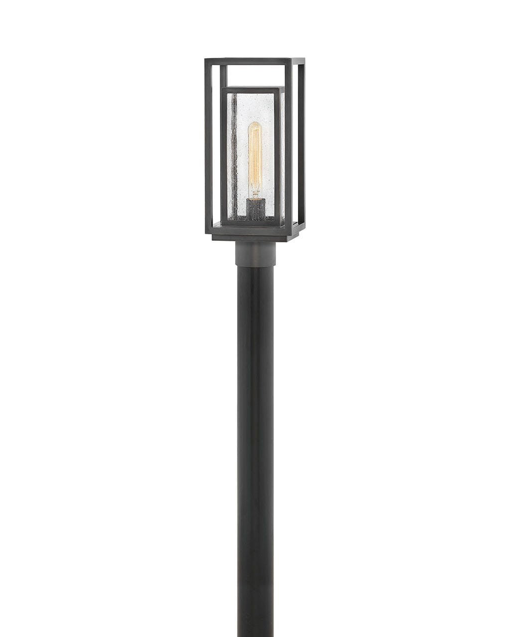 Republic LED Post Top or Pier Mount Lantern in Oil Rubbed Bronze