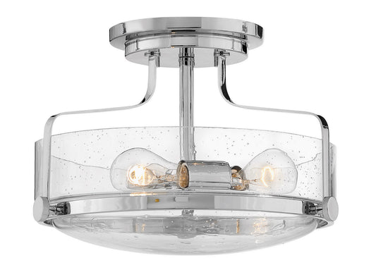 Harper LED Semi-Flush Mount in Chrome