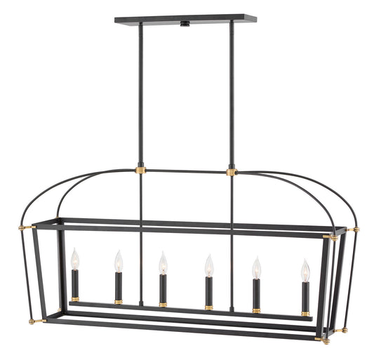 Selby LED Pendant in Black