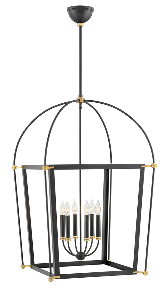 Selby LED Chandelier in Black