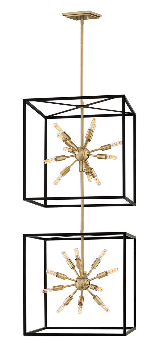 Aros LED Pendant in Black