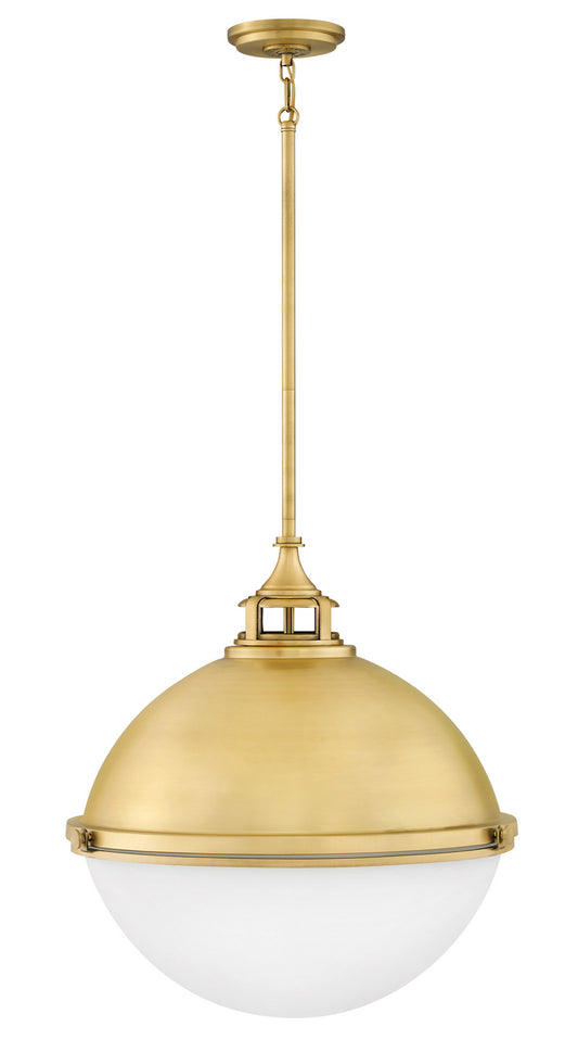 Fletcher LED Chandelier in Satin Brass