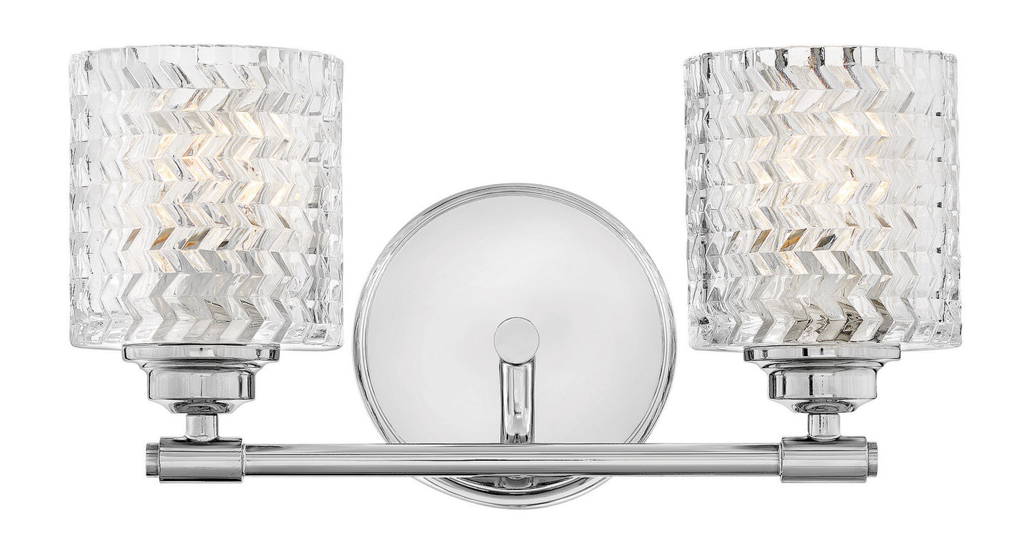 Elle LED Vanity in Chrome