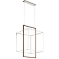 Viho LED Chandelier in Polished Nickel