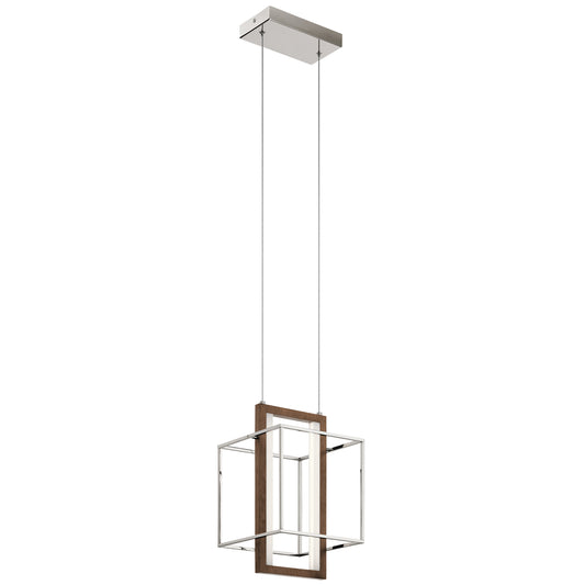 Viho LED Pendant in Polished Nickel