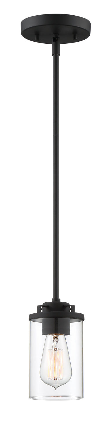 Jedrek One Light Mini Pendant in Black