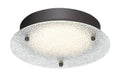 Deco Edge LED Flushmount in Satin Bronze