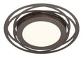 Deco Edge LED Flushmount in Satin Bronze