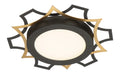 Deco Edge LED Flushmount in Black