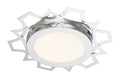 Deco Edge LED Flushmount in Chrome