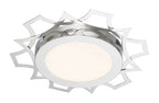 Deco Edge LED Flushmount in Chrome
