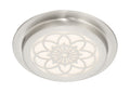 Deco Edge LED Flushmount in Satin Platinum