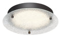Deco Edge LED Flushmount in Satin Bronze
