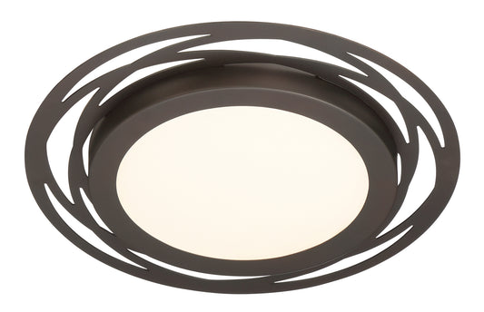 Deco Edge LED Flushmount in Satin Bronze