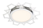 Deco Edge LED Flushmount in Chrome