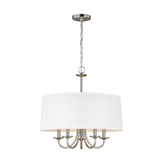 Generation Lighting - 3320205EN-962 - Five Light Chandelier - Seville - Brushed Nickel