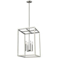 Generation Lighting - 5134504-962 - Four Light Hall / Foyer Pendant - Moffet Street - Brushed Nickel