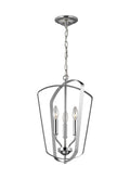 Generation Lighting - 5134903-05 - Three Light Hall / Foyer Pendant - Romee - Chrome