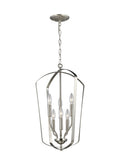Generation Lighting - 5134906EN-962 - Six Light Hall / Foyer - Romee - Brushed Nickel