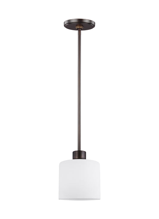 Canfield One Light Mini-Pendant in Bronze