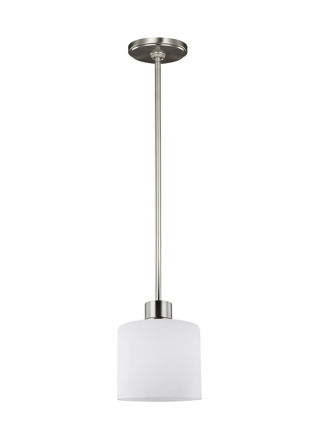 Canfield One Light Mini-Pendant in Brushed Nickel