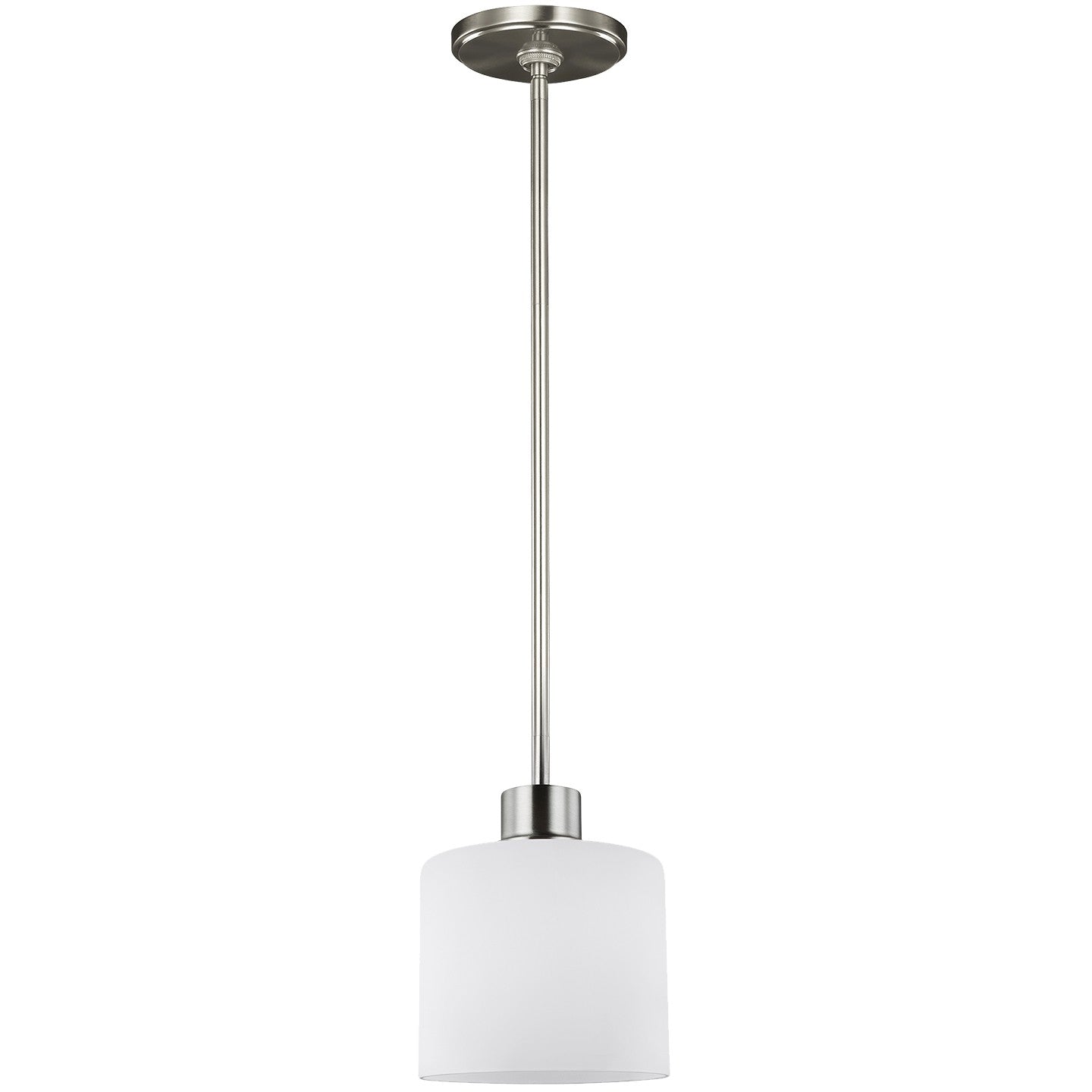 Canfield One Light Mini-Pendant in Brushed Nickel