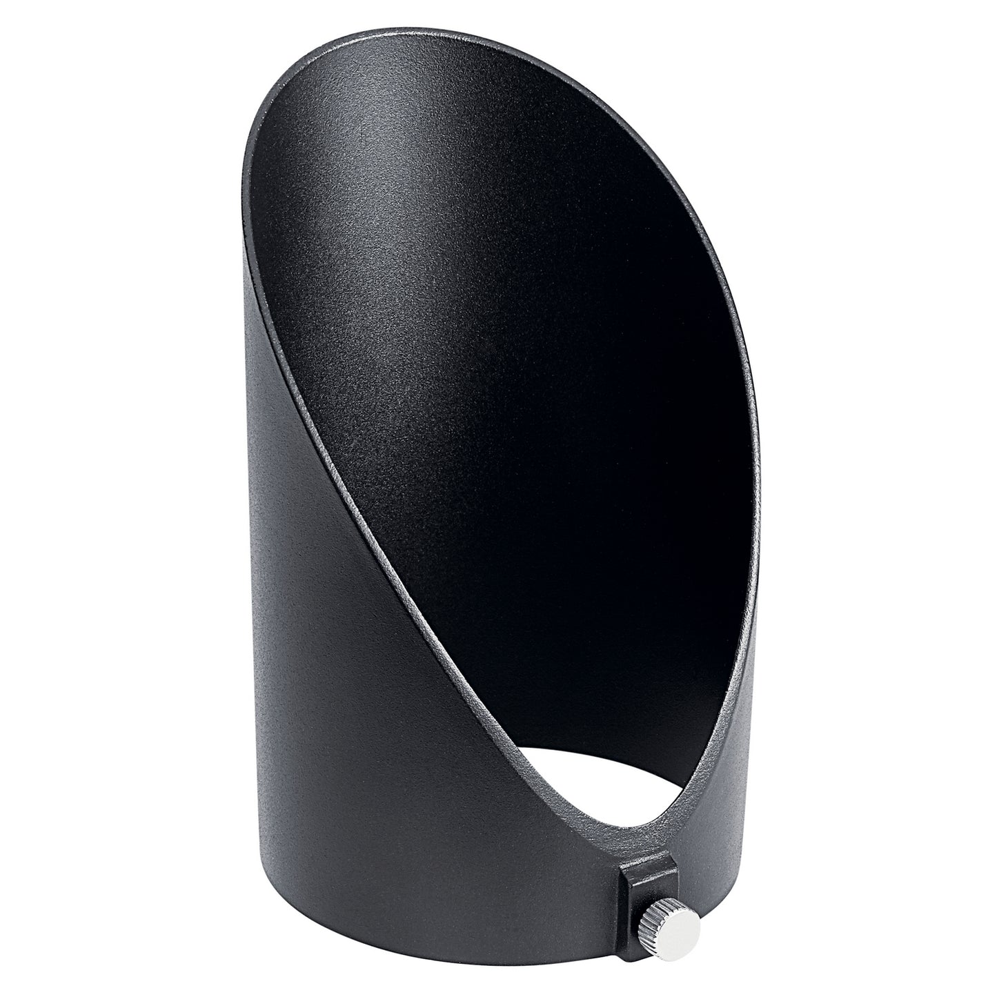 Landscape Led Accent Long Cowl in Textured Black