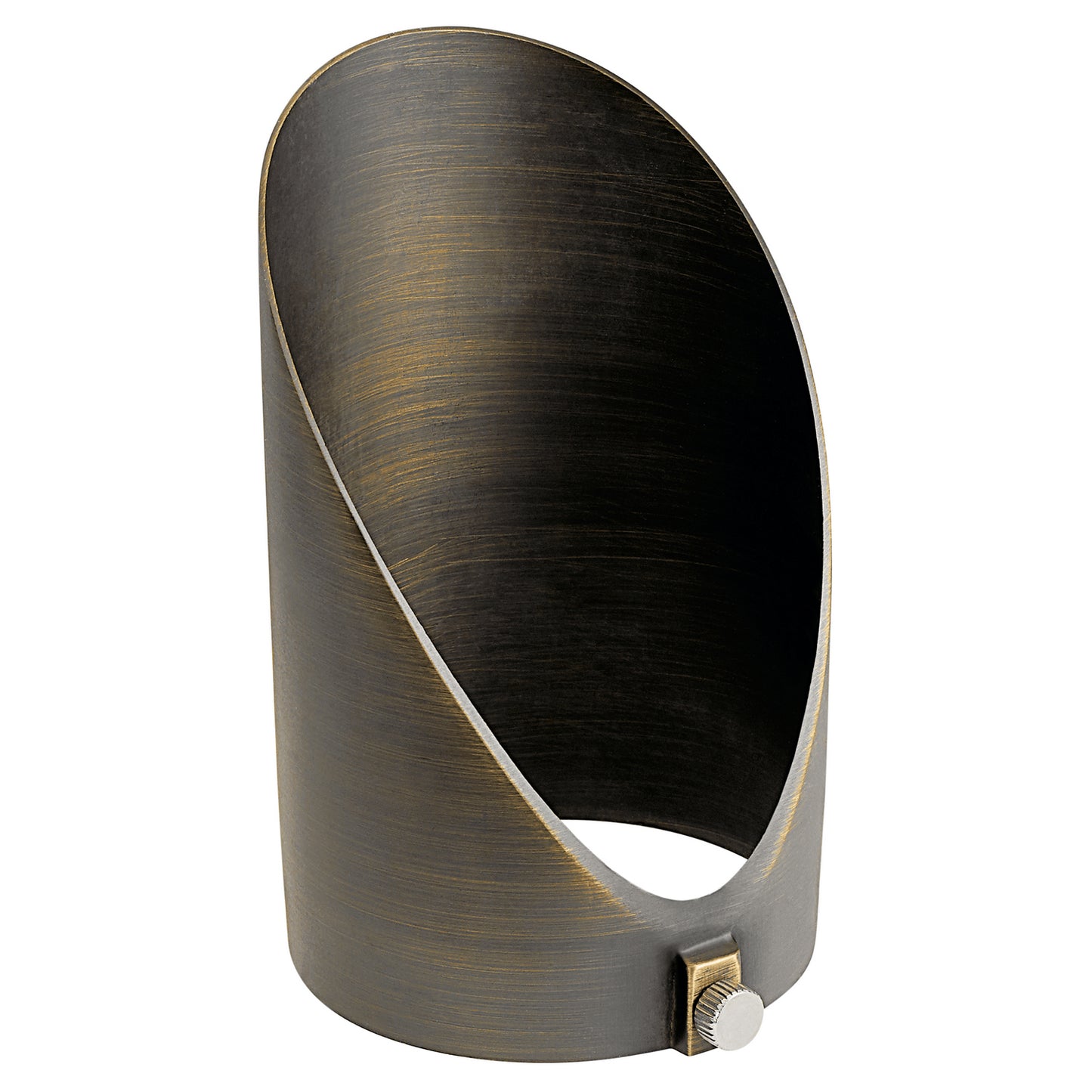 Landscape Led Accent Long Cowl in Centennial Brass