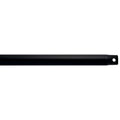 Accessory Fan Down Rod in Satin Black