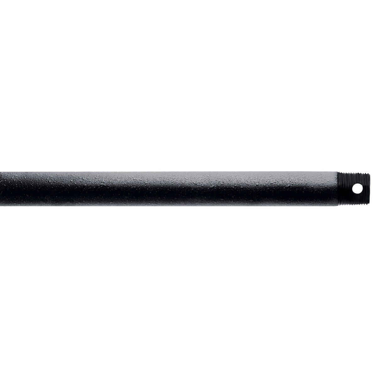 Accessory Fan Down Rod in Distressed Black