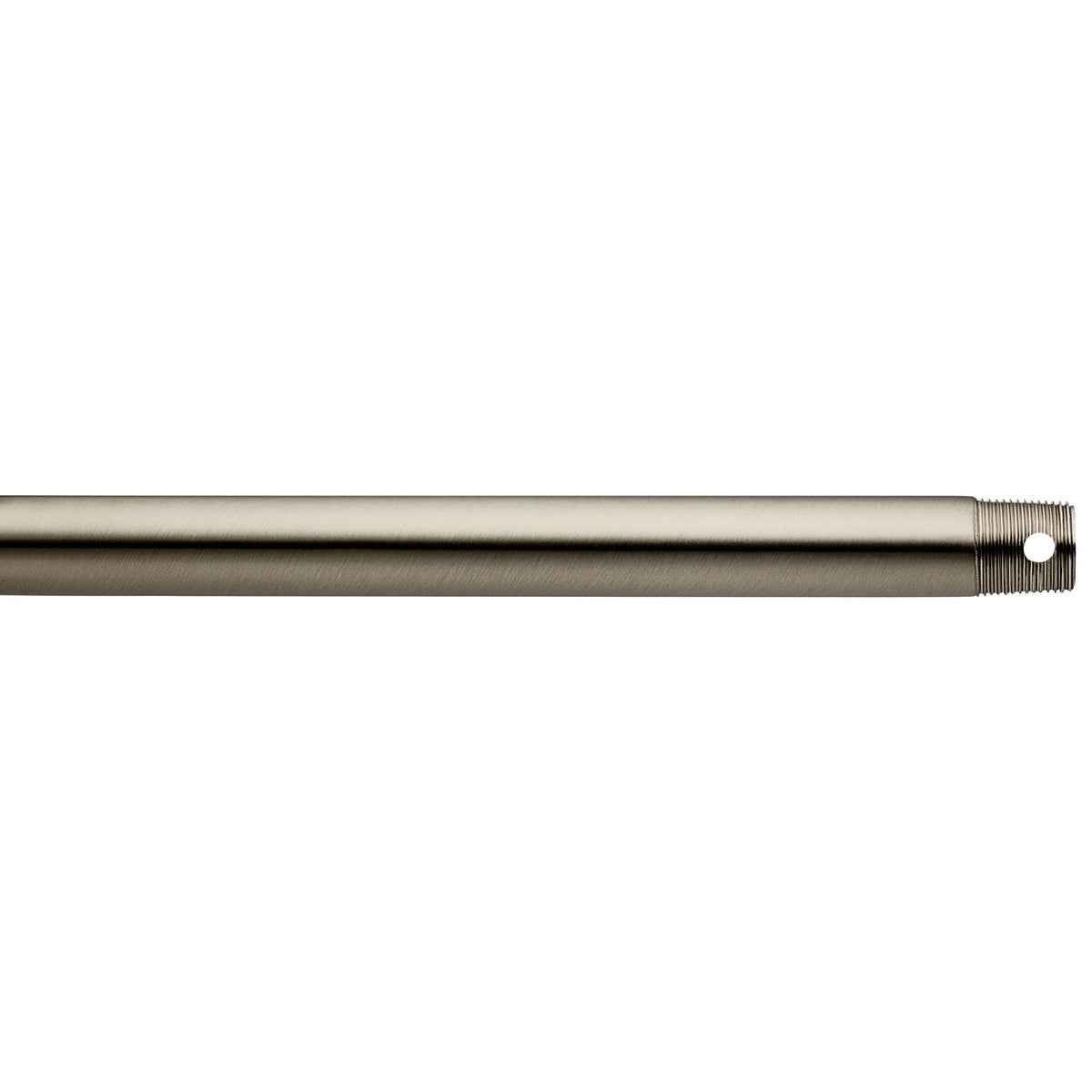 Accessory Fan Down Rod in Brushed Stainless Steel