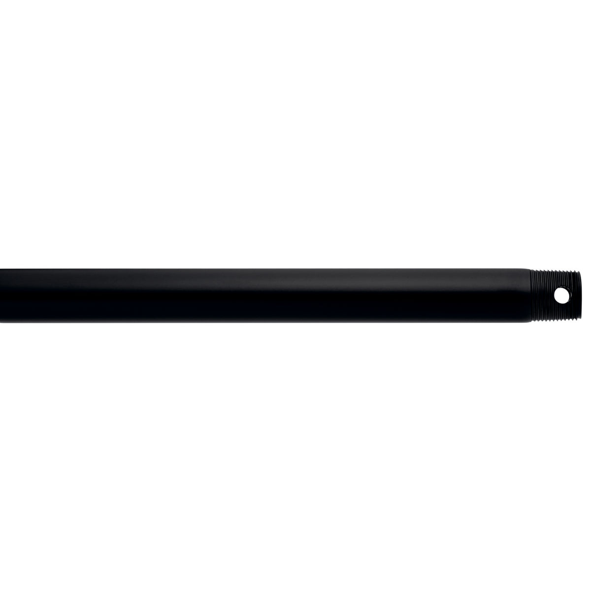 Accessory Fan Down Rod in Satin Black
