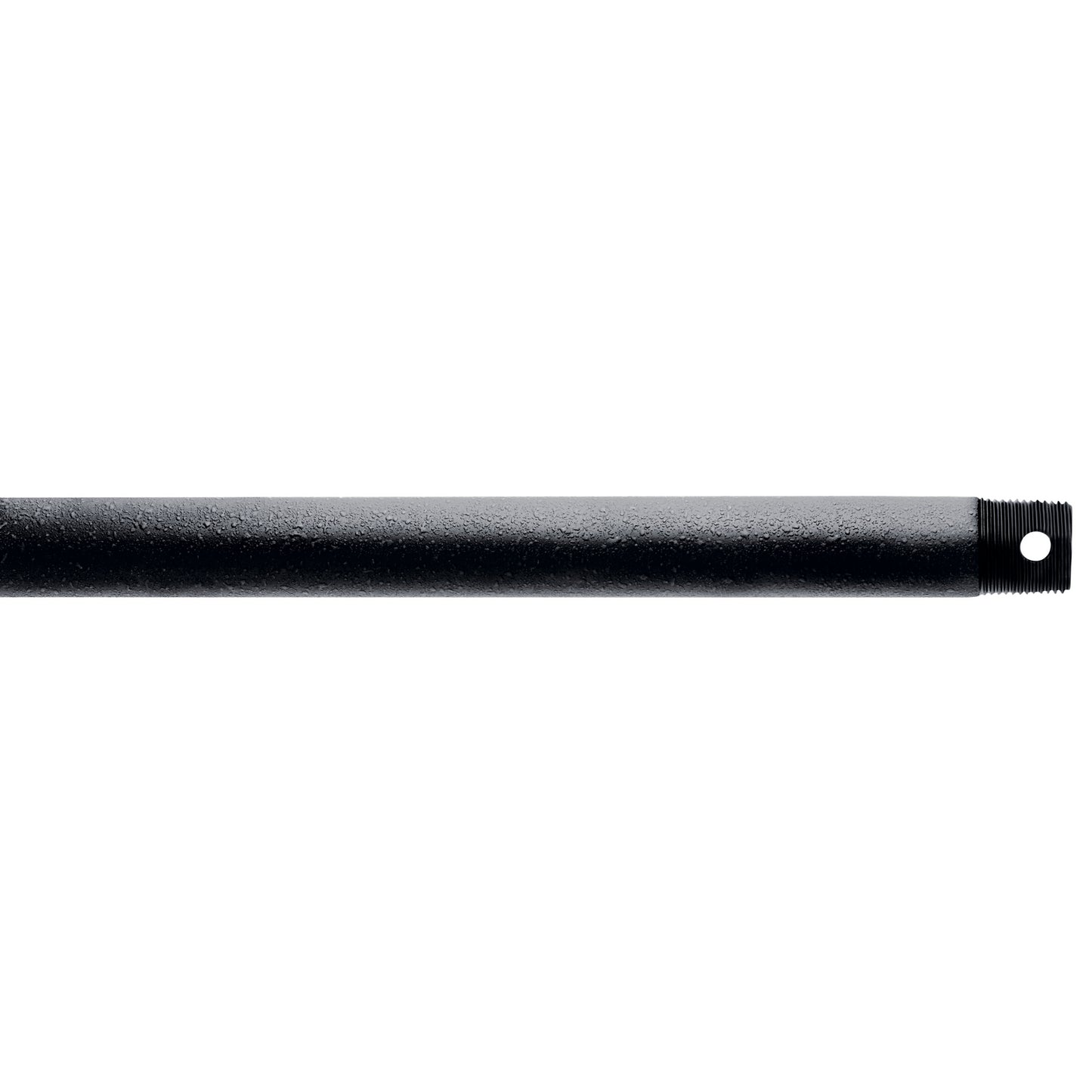 Accessory Fan Down Rod in Distressed Black
