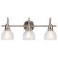 Avery Three Light Bath in Brushed Nickel