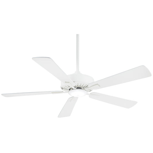Contractor LED 52"Ceiling Fan in White