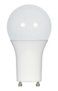(4-Pack) Satco S9707 10W LED A19 A-Shape Bulb, GU24 Base, 2700K, 800 Lumens, Frost