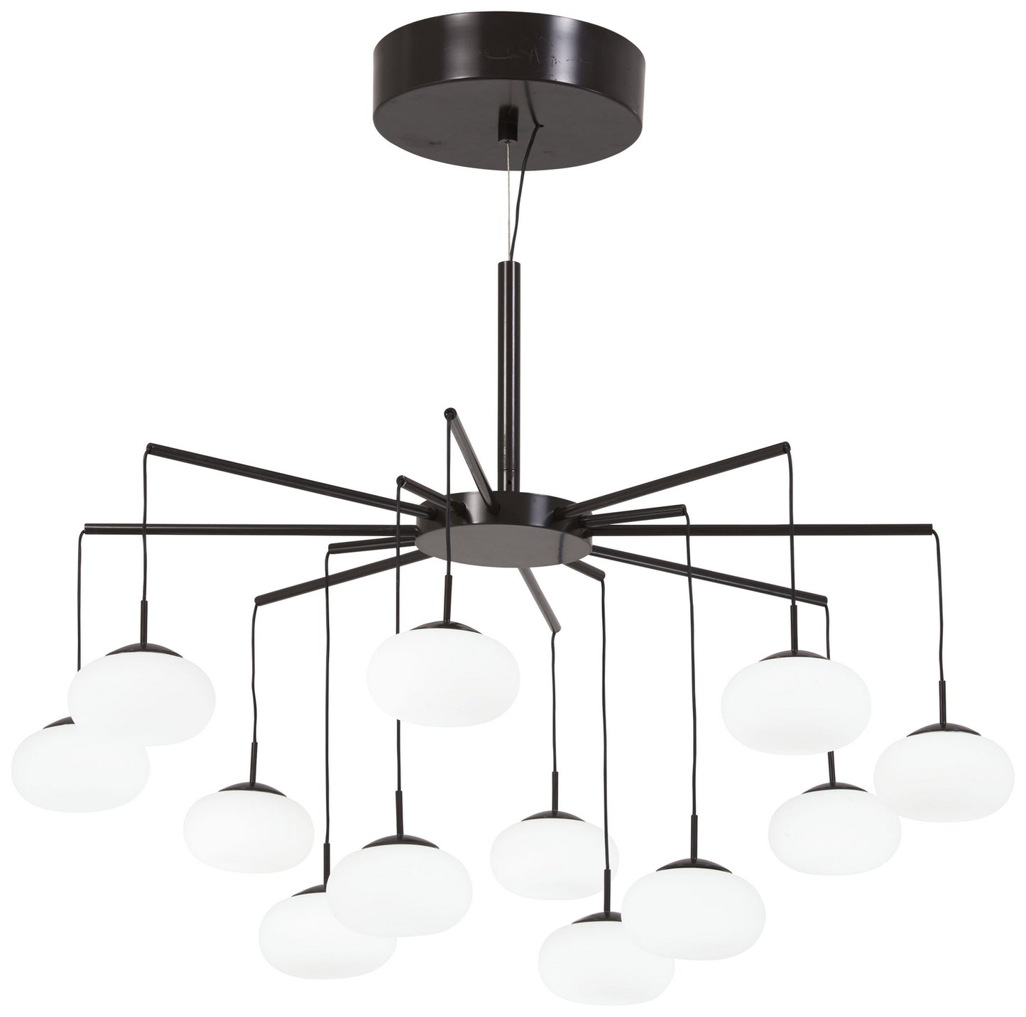 George Kovacs - P8238-671-L - LED Chandelier(Convertible To Semi Flush) - George's Web - Bronze With Gold Dust