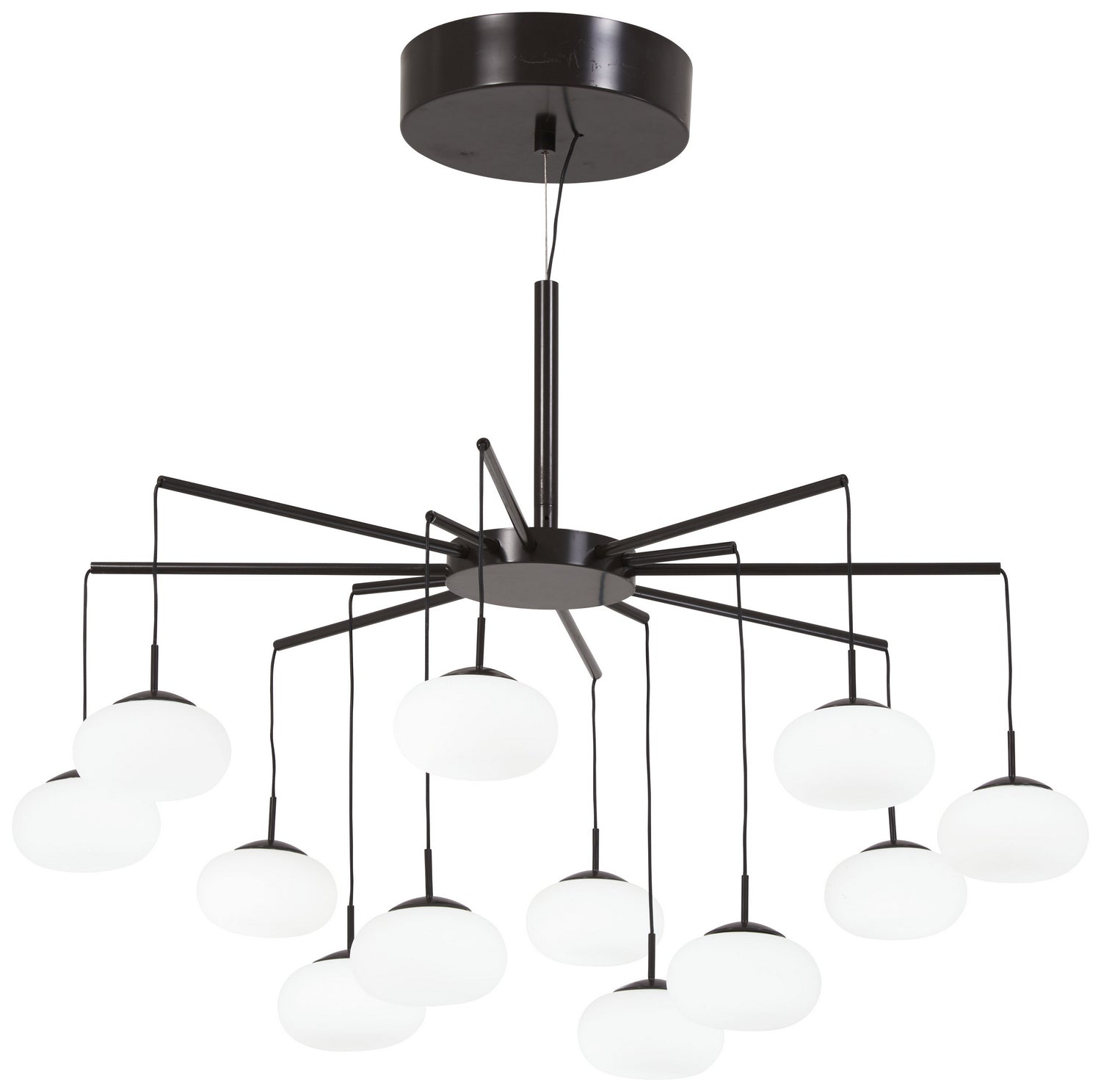 George Kovacs - P8238-671-L - LED Chandelier(Convertible To Semi Flush) - George's Web - Bronze With Gold Dust