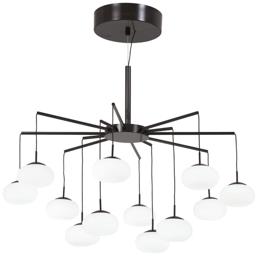 George Kovacs - P8238-671-L - LED Chandelier(Convertible To Semi Flush) - George's Web - Bronze With Gold Dust