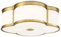 LED Flush Mount in Liberty Gold