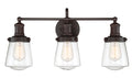 Taylor Three Light Bath in Satin Bronze