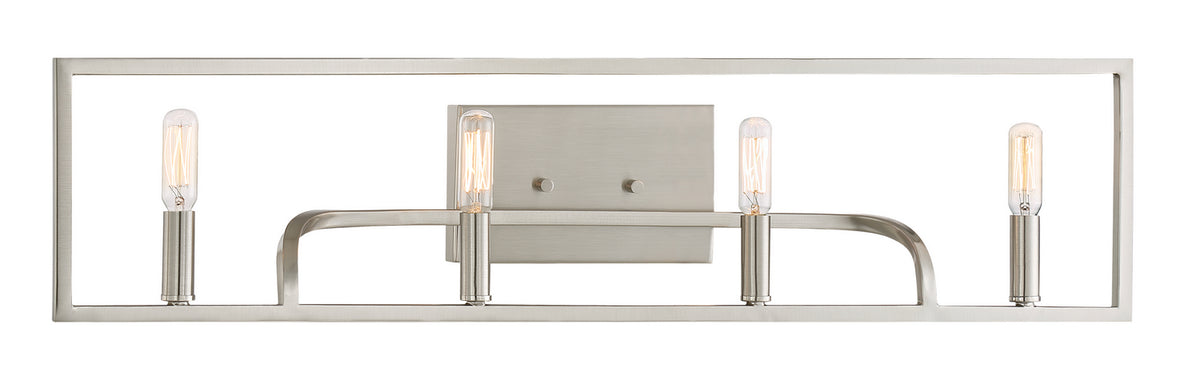 Uptown Three Light Pendant in Satin Platinum