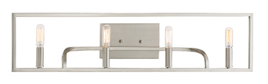 Uptown Three Light Pendant in Satin Platinum