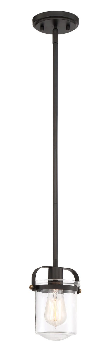 Jaxon One Light Mini Pendant in Oil Rubbed Bronze