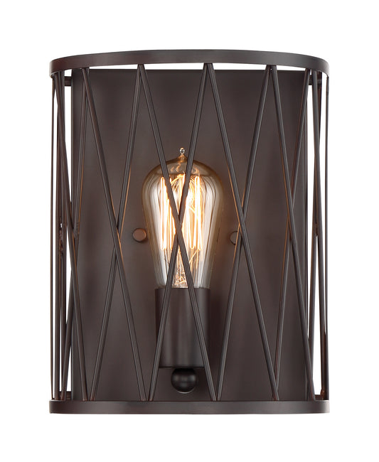Arris One Light Wall Sconce in Vintage Bronze