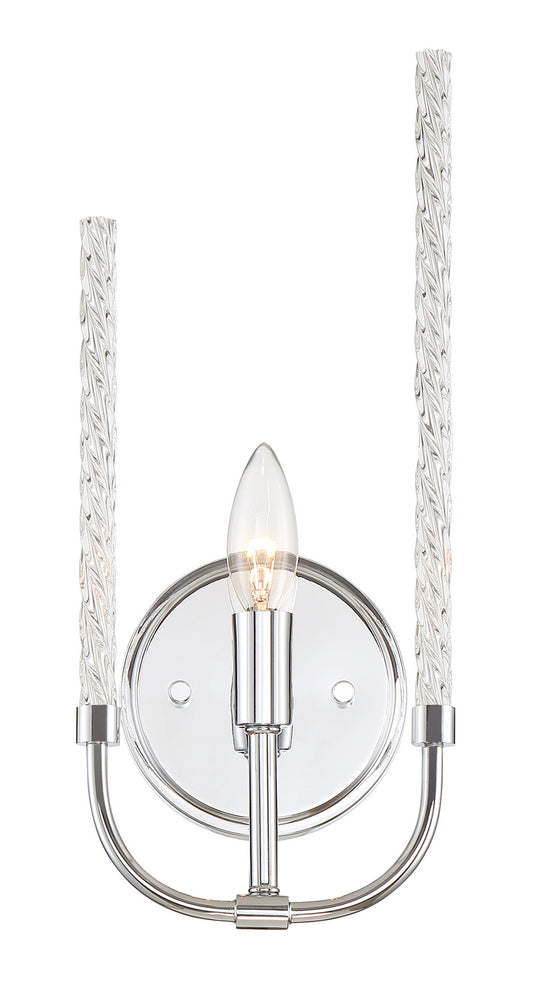 Laretto One Light Wall Sconce in Chrome