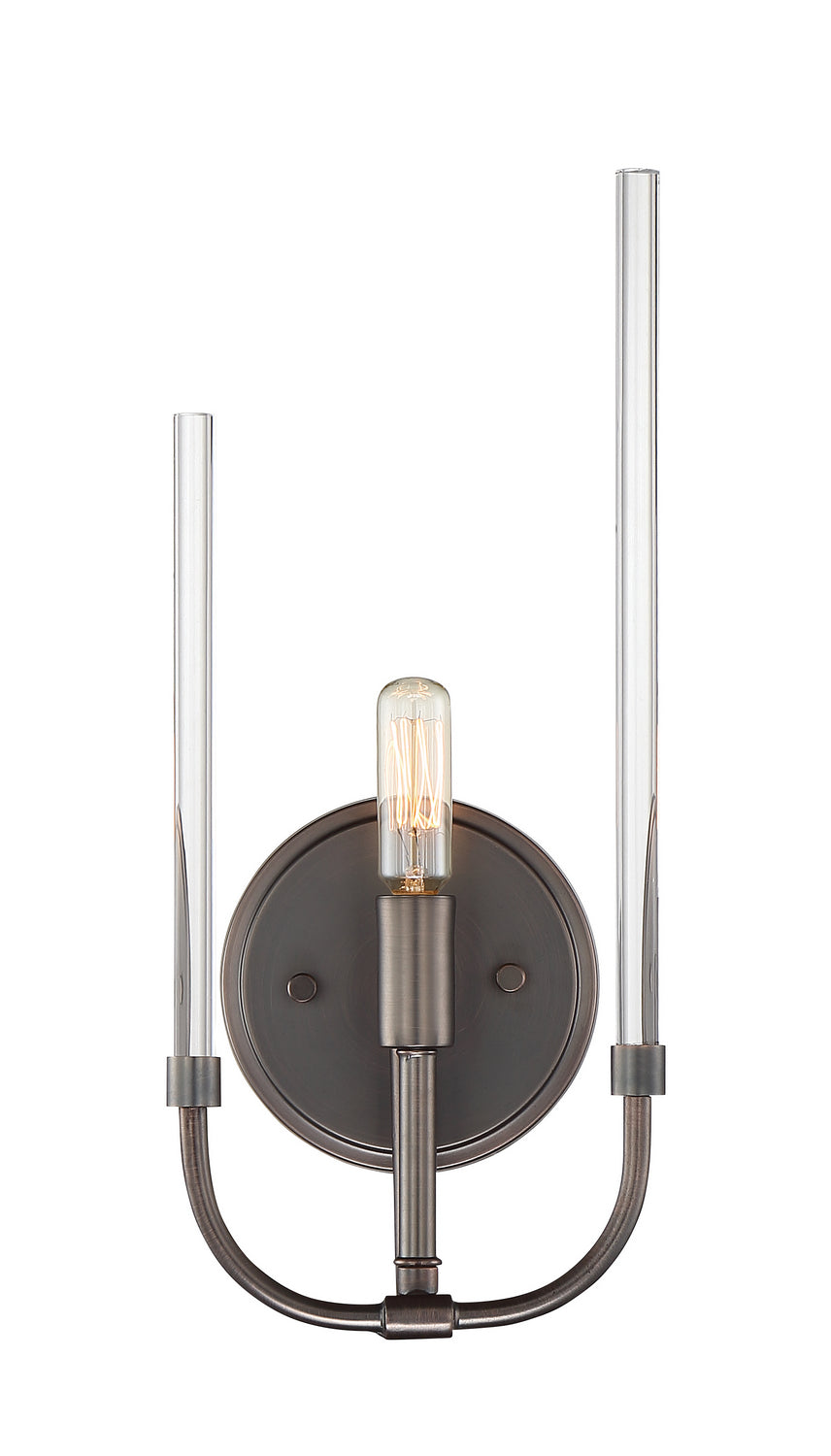 Laretto One Light Wall Sconce in Satin Copper Bronze