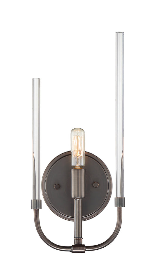 Laretto One Light Wall Sconce in Satin Copper Bronze