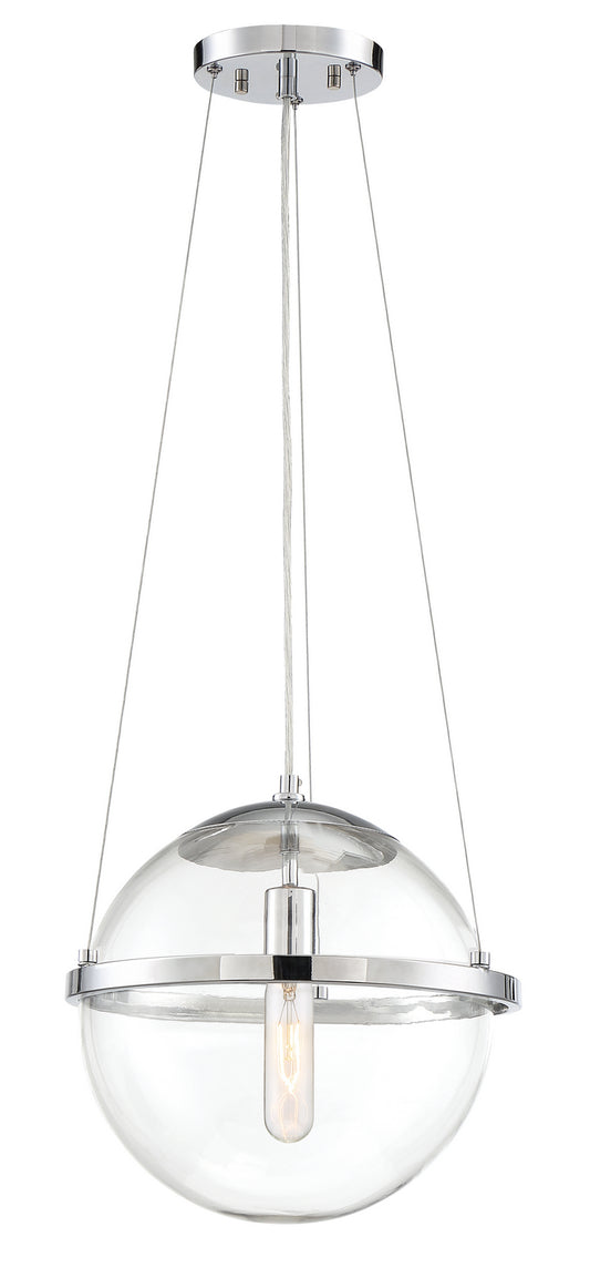 Welton One Light Pendant in Chrome